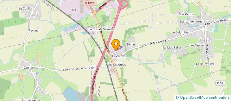 localisation de l'entreprise ABSOLENT SAS  TOSSIAT