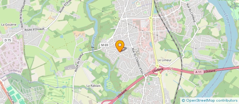 localisation de l'entreprise ABSOLTECH  LA CHAPELLE-SUR-ERDRE