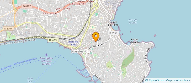 localisation de l'entreprise ABSOLU à ANTIBES