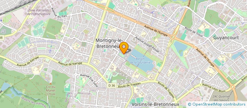 localisation de l'entreprise ABSOLU à MONTIGNY-LE-BRETONNEUX
