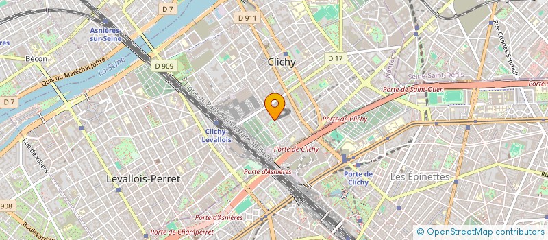 localisation de l'entreprise ABSOLU BTP à CLICHY
