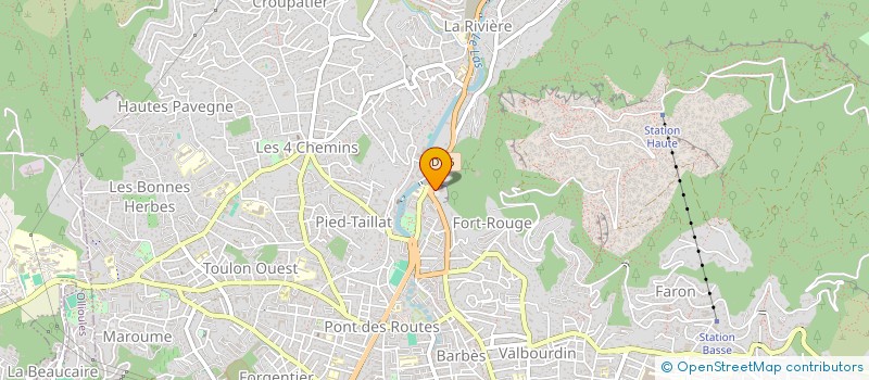 localisation de l'entreprise ABSOLU CONSTRUCTION à TOULON