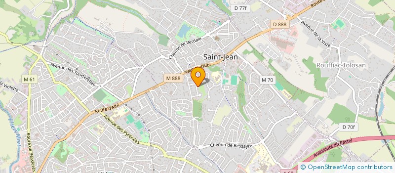 localisation de l'entreprise ABSOLU CONSULTING à SAINT-JEAN