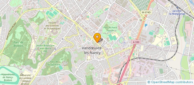 localisation de l'entreprise ABSOLU DISTRIBUTIONS à VANDŒUVRE-LES-NANCY