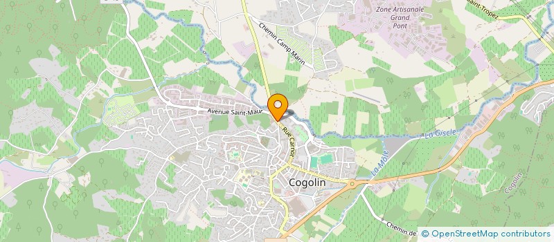 localisation de l'entreprise ABSOLU-ELECTRICITE ET DOMOTIQUE à COGOLIN