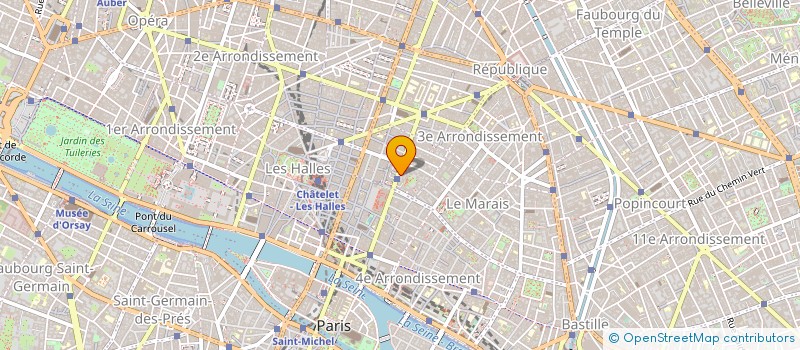 localisation de l'entreprise ABSOLU FERMETURES ET SERVICES à PARIS