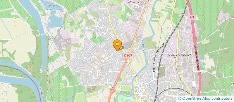 localisation de l'entreprise ABSOLU FROID  SORGUES