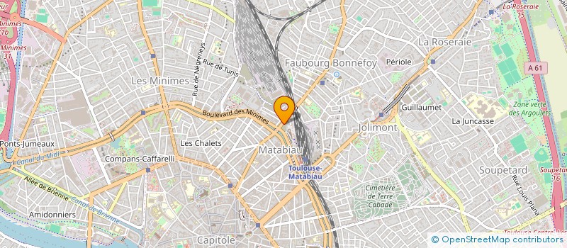 localisation de l'entreprise ABSOLU'IMMO 31  TOULOUSE
