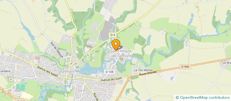 localisation de l'entreprise ABSOLU IMMO  TALMONT-SAINT-HILAIRE