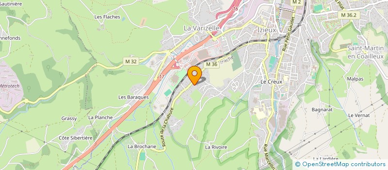 localisation de l'entreprise ABSOLU IMMO  SAINT-CHAMOND