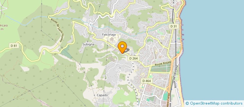 localisation de l'entreprise ABSOLU'NET à BASTIA