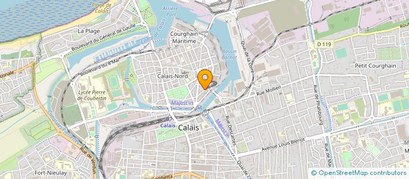 localisation de l'entreprise ABSOLU TELECOM ENTREPRISE  CALAIS