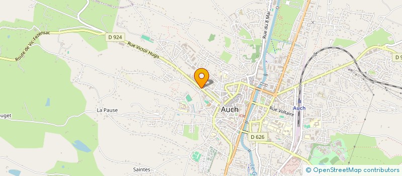 localisation de l'entreprise ABSOLUCLEAN  AUCH