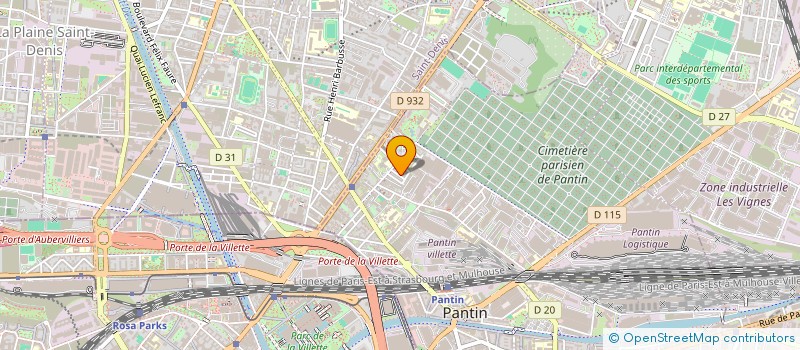 localisation de l'entreprise ABSOLUE à PANTIN