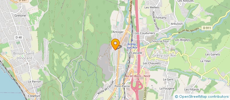 localisation de l'entreprise ABSOLUE PISCINE  GRESY-SUR-AIX