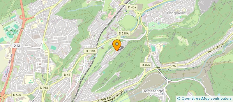 localisation de l'entreprise ABSOLUESSENCE à LONGWY