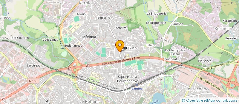 localisation de l'entreprise ABSOLUMENT GOURMAND à VANNES
