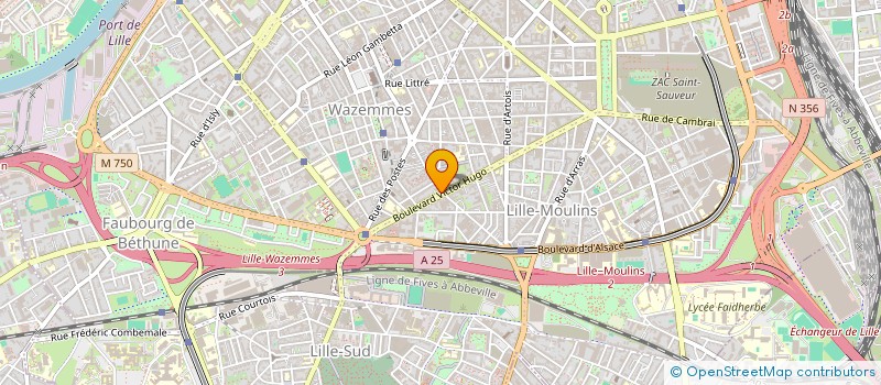 localisation de l'entreprise ABSOLUMENT LOISIRS à LILLE