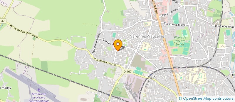 localisation de l'entreprise ABSOLUMENT TANGO  VARENNES-VAUZELLES