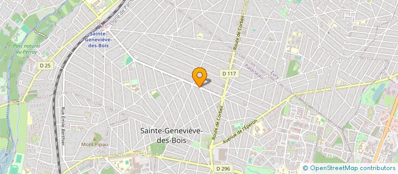 localisation de l'entreprise ABSOLUSPA à SAINTE-GENEVIEVE-DES-BOIS