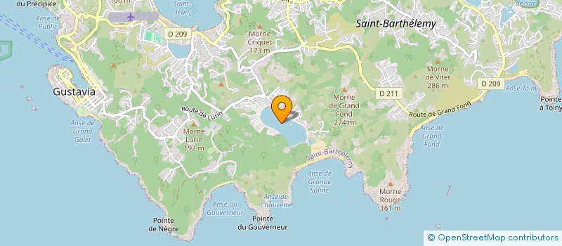 localisation de l'entreprise ABSOLUT à SAINT BARTHELEMY
