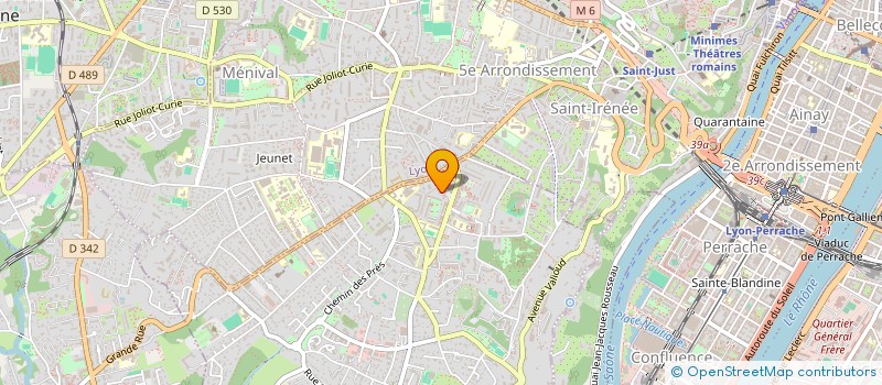 localisation de l'entreprise ABSOLUT BEAUTE COIFFURE  LYON