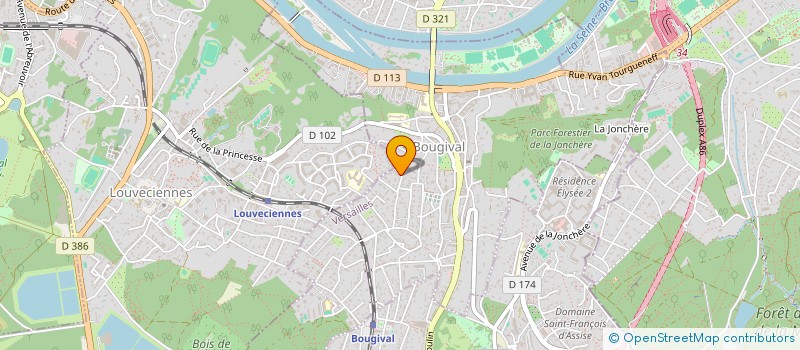 localisation de l'entreprise ABSOLUT CONCEPT  BOUGIVAL