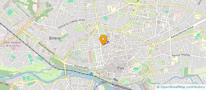 localisation de l'entreprise ABSOLUT CONSULTING à PAU