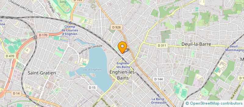 localisation de l'entreprise ABSOLUT DECO à ENGHIEN-LES-BAINS