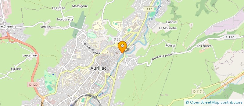 localisation de l'entreprise ABSOLUT GAMES à AURILLAC