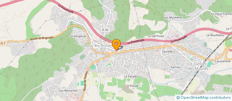 localisation de l'entreprise ABSOLUT PLOMBERIE  LE LUC