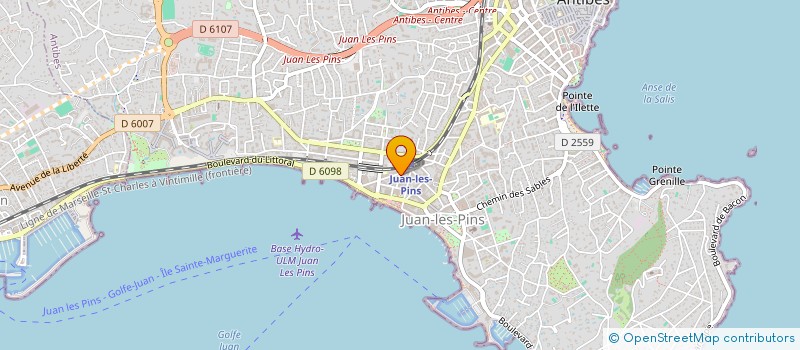 localisation de l'entreprise ABSOLUT SPA à ANTIBES
