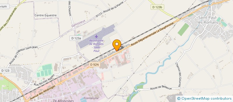 localisation de l'entreprise ABSOLUTE  SAINT-PAUL-LES-ROMANS