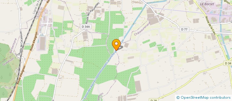 localisation de l'entreprise ABSOLUTE DECOR  CHATEAURENARD