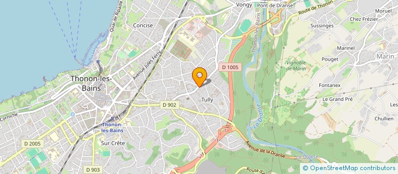localisation de l'entreprise ABSOLUTE MARTIAL ARTS à THONON-LES-BAINS