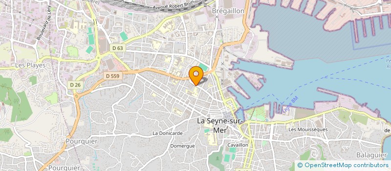 localisation de l'entreprise ABSOLUTE SERRURERIE SAS à LA SEYNE-SUR-MER