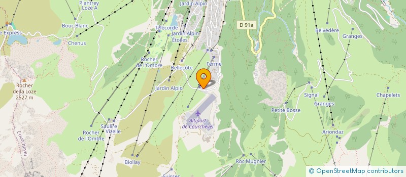 localisation de l'entreprise ABSOLUTE SKI à COURCHEVEL