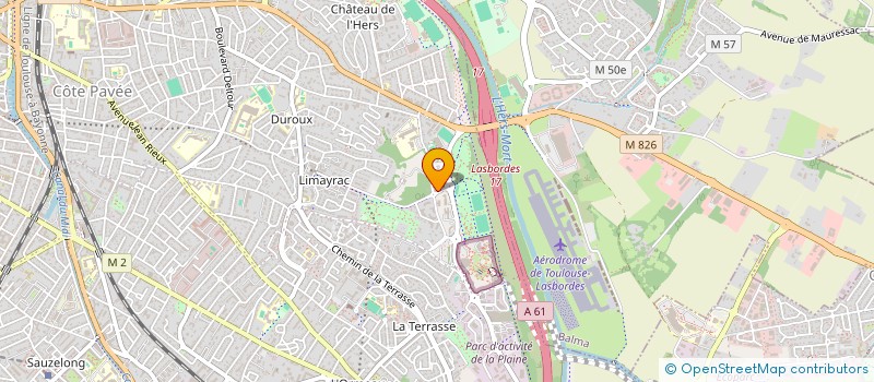 localisation de l'entreprise ABSOLUX  TOULOUSE