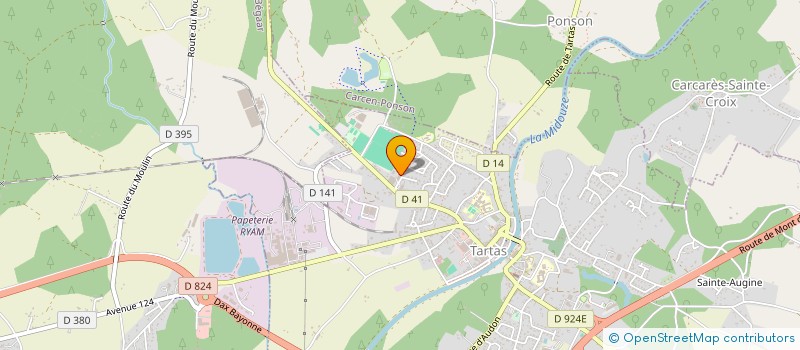 localisation de l'entreprise ABSOTECH à TARTAS