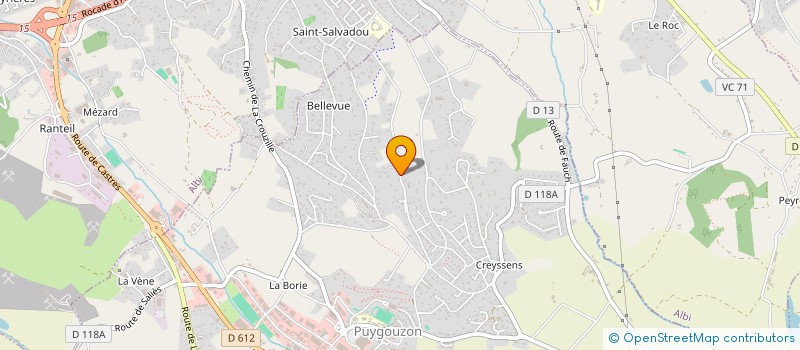 localisation de l'entreprise ABSOUND  MONTANS