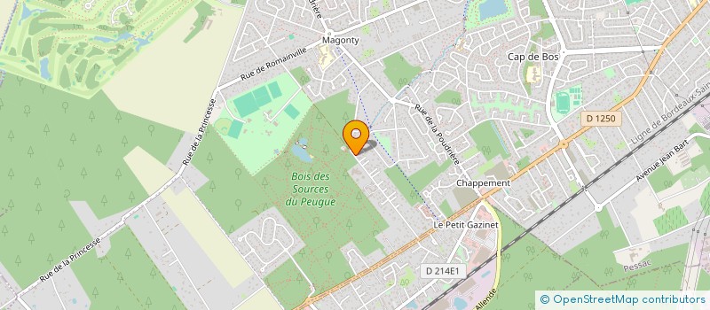 localisation de l'entreprise ABSP  PESSAC