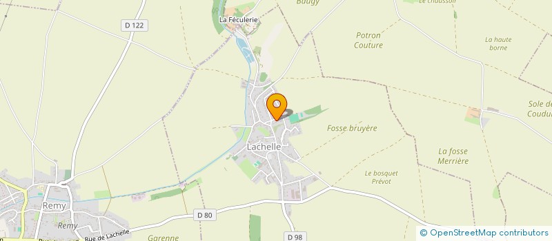 localisation de l'entreprise ABSS  LACHELLE