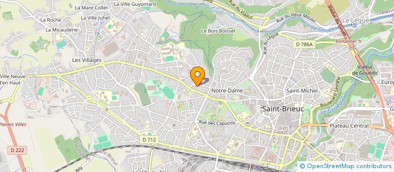 localisation de l'entreprise ABSTR'ACTE FUSION à SAINT-BRIEUC
