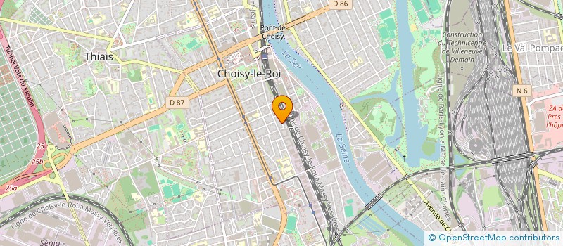 localisation de l'entreprise ABSTRAKT STUDIO  CHOISY-LE-ROI