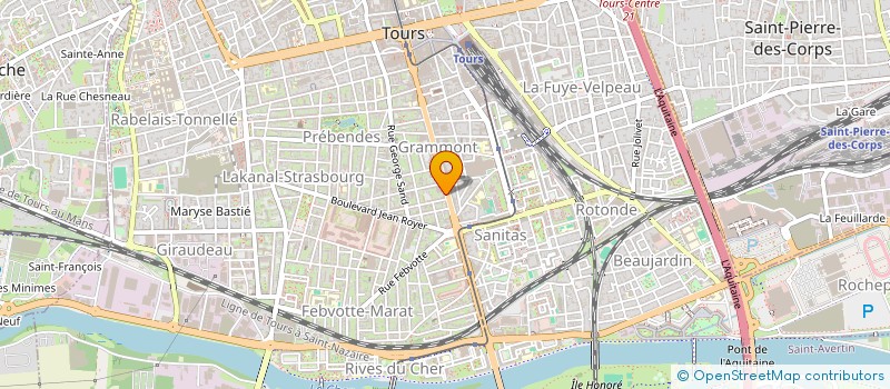 localisation de l'entreprise ABSYNTHE à TOURS