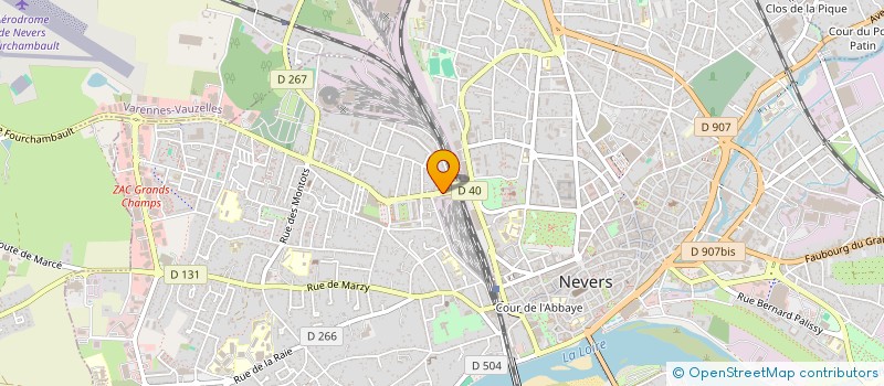 localisation de l'entreprise ABSYS à NEVERS