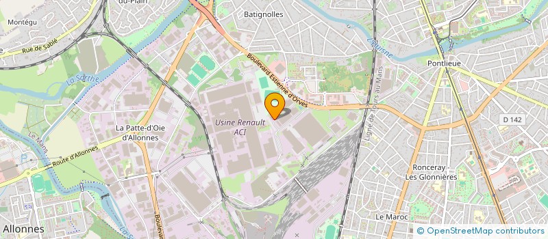 localisation de l'entreprise ABSYS à LE MANS