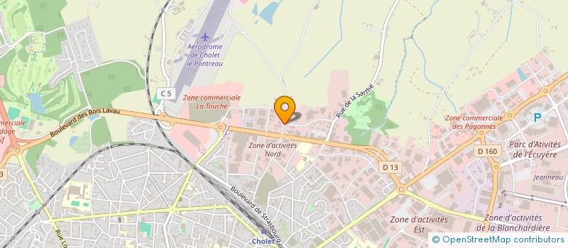 localisation de l'entreprise ABSYS à CHOLET