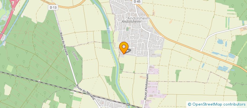 localisation de l'entreprise ABSYS  ANDOLSHEIM