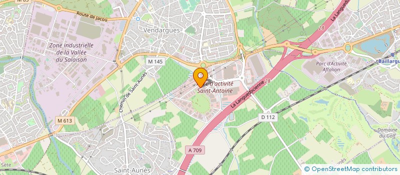 localisation de l'entreprise ABSYS COMPUTER MONTPELLIER à SAINT-AUNES